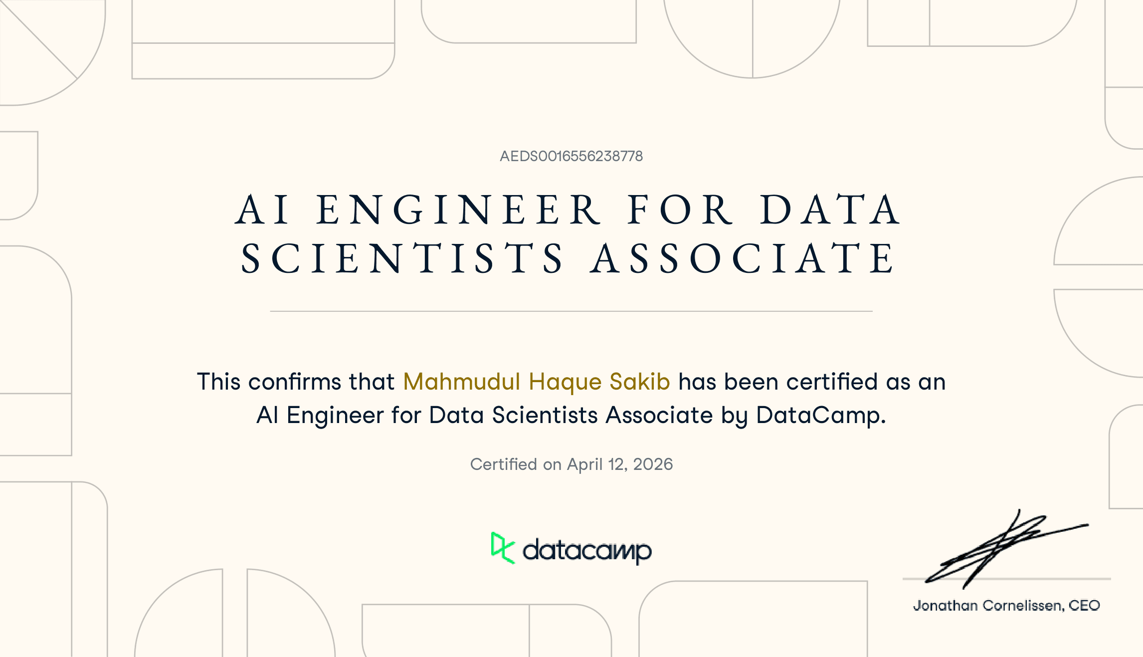 AI Engineer for Data Scientists Associate
