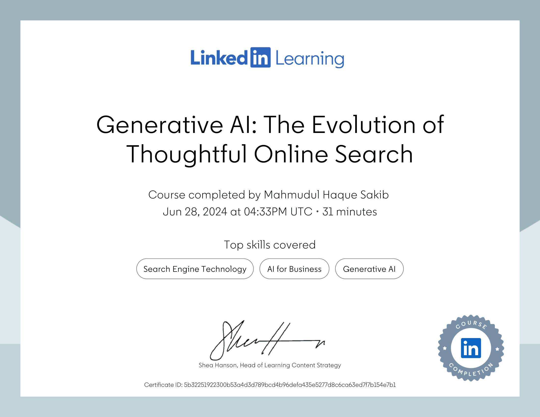 Generative AI: The Evolution of Thoughtful Online Search